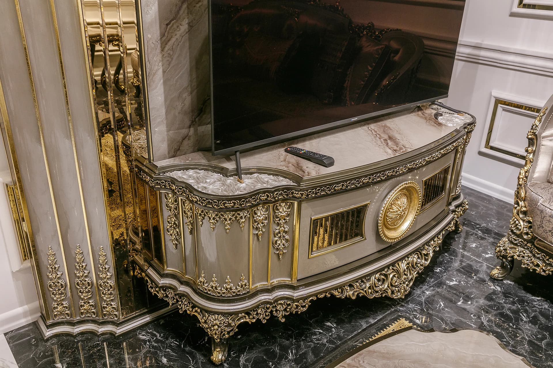 Versace Klasik Koltuk Takımı