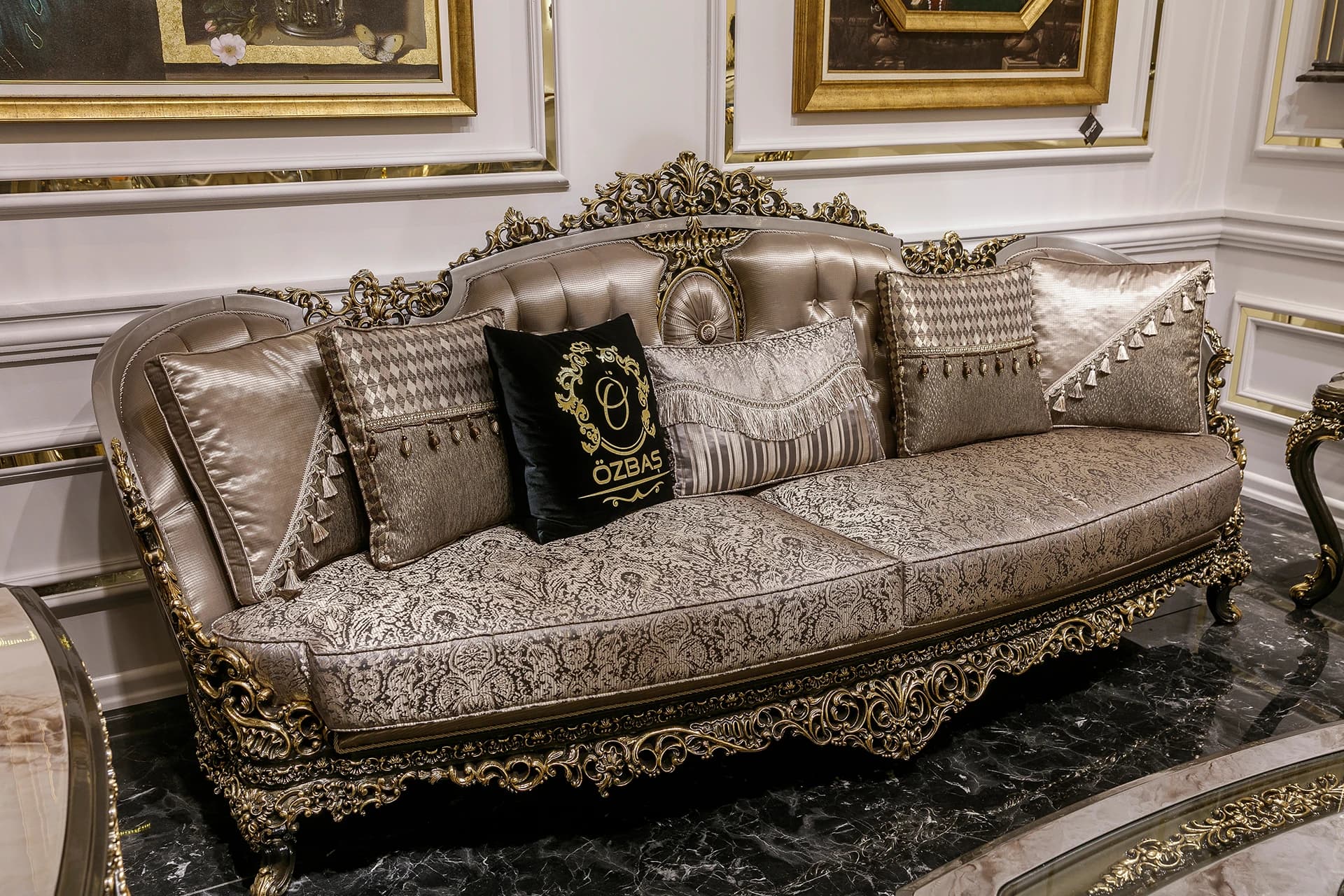Versace Klasik Koltuk Takımı