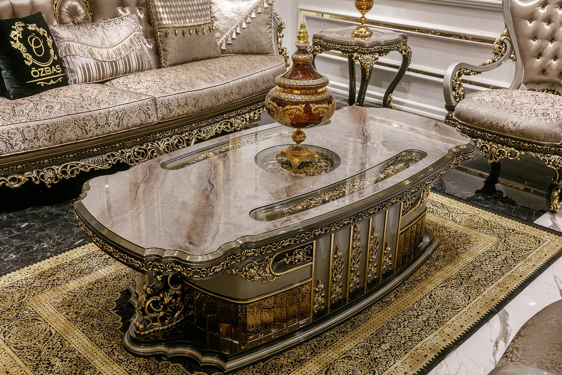Versace Klasik Koltuk Takımı