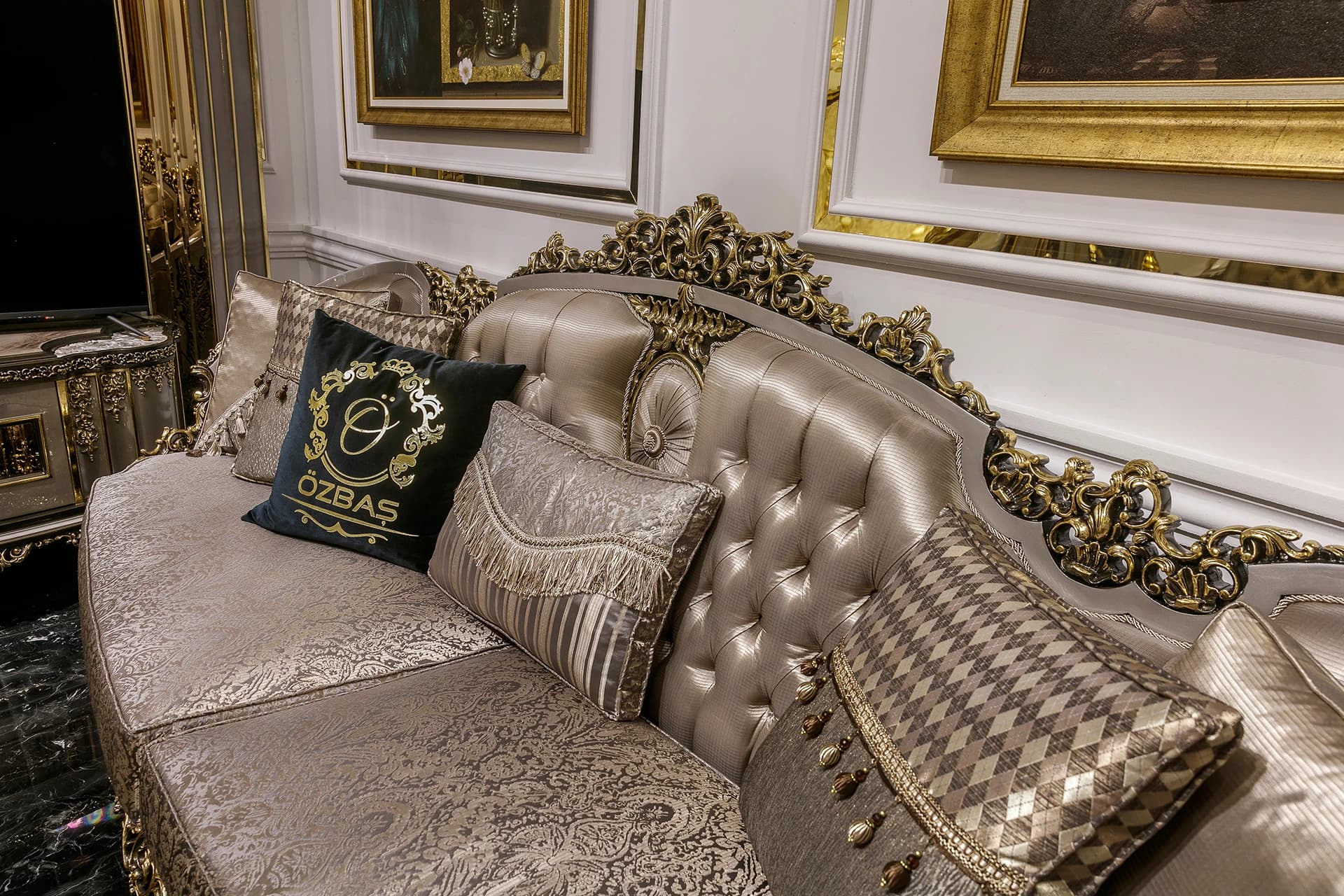 Versace Klasik Koltuk Takımı